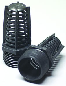 Intake Screen 1" Mipt Black Plastic aka strainer