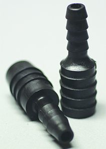 Reducing Coupling Insert blk 3/8"x5/8" IxI Black Poly Fitting