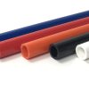 1" PVC Red 5ft Length Sch 40 gloss non printed Pipe