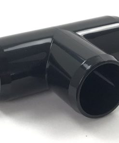 1/2" PVC Tee Black Slip Sch 40 gloss non printed fitting