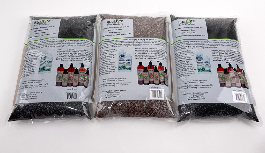 aquaLife ANDISOL 1L Fine Black Japanese Volcanic Substrate Soil price per 1L bag 10/cs - Image 2