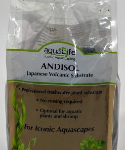 aquaLife ANDISOL 1L Coarse Black Japanese Volcanic Substrate soil price is per 1L bag. 10/cs