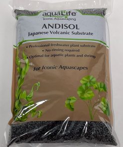 aquaLife ANDISOL 3L Coarse Black Japanese Volcanic Substrate Soil price is per 3L bag 8/cs