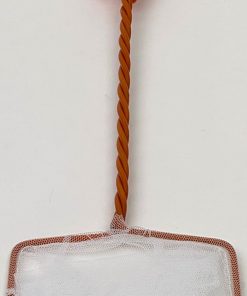 aquaLife 4" Aquarium Fish Net Orange & White
