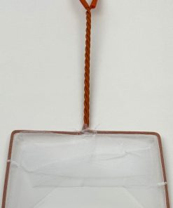 aquaLife 7" Aquarium Fish Net Orange & White   `