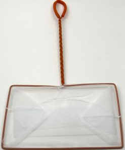 aquaLife 8" Aquarium Fish Net Orange & White