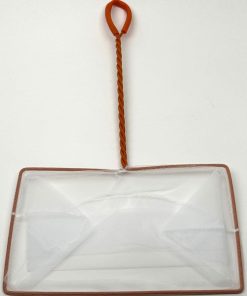 aquaLife 10" Aquarium Fish Net Orange & White