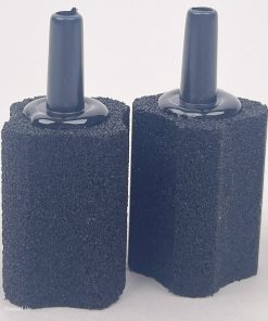 aquaLife Ultra 1" 2 pack Muti Point Airstone Black