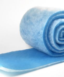Bonded Filter Pad 12" Wide Blue Double Bonded 90' Roll