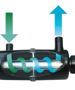 20 Watt Submersible UV Sterilizer v2 Danner 1 1/2 ,1" 3/4" barb - Image 2