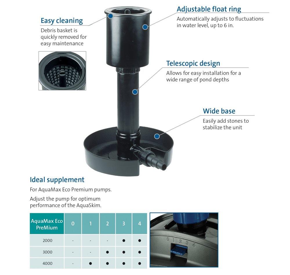 OASE AquaSkim In-Pond Surface Skimmer - Image 4